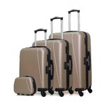 Čemodānu komplekts 4-daļīgs lanzarote (zīmola izstrāde) neskarts