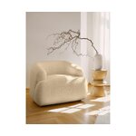 Beige armchair (sofia) intact