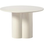 Белый круглый обеденный стол (пружина) цел
