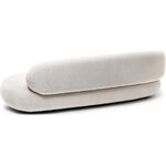 Cream design sofa (alba) with a beauty flaw.