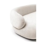 Cream design sofa (alba) with a beauty flaw.