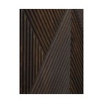 Tummanruskea mangopuinen design lipasto (louis) 177cm, jossa virheitä
