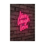 LED Dekoratiiv Seinavalgusti Live Laugh Love (Asir)