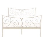 White metal bed (princess) (140x200cm)