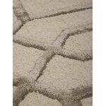 Pelēks paklājs ar rakstainu vegasu (bakero)