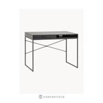 Black desk seaford (actona) intact