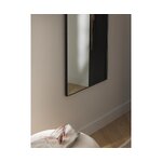 Wall mirror with black frame (cato) intact