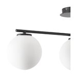 Black and white wall lamp (atlanta) intact