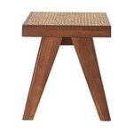 Solid wood bench (inside) intact