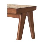 Solid wood bench (inside) intact