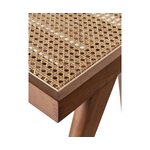 Solid wood bench (inside) intact