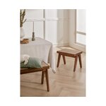 Solid wood bench (inside) intact