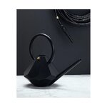 Black watering can crystal (garden glory) intact