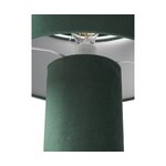 Zaļa samta galda lampa (frida) ar skaistuma trūkumu