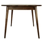 Dark brown solid wood dining table oscar (anderson) 180x90 with blemishes.