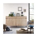 Design solid wood cabinet with enso (la forma) beauty flaw