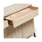 Design solid wood cabinet with enso (la forma) beauty flaw