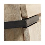 Design solid wood cabinet with enso (la forma) beauty flaw