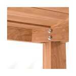 Solid wood garden table Vieste (actona) intact