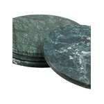 Marble glass bases 4 pcs tressa (la forma)