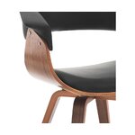 Brown-black design chair visby (tomasucci) intact