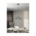 Black pendant light (silvan) intact