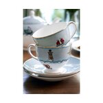 Teacup with saucer sailor&#39;s farewell (fiskars) intact