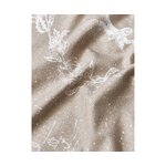 Beige cotton blanket bag with pattern (animal toile) 155x220 intact