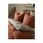 Matt red duvet cover (nature) 140x200 intact