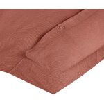 Matt red pillowcase (nature) 65x65 intact