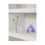 Blue design flower vase (livia) intact