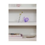 Blue design flower vase (livia) intact