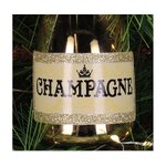 Christmas ornament champagne (kersten) intact