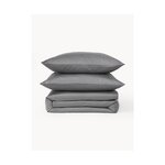 Dark gray cotton blanket bag (comfort) 155x220 intact