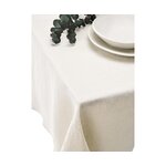 Light beige linen tablecloth (kennedy) 140x250 intact