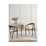 Brown design chair with upholstery (angelina) with beauty flaws