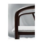 Brown design chair with upholstery (angelina) with beauty flaws