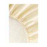 Beige cotton bed sheet with elastic (elsie) 140x200 intact