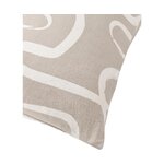 Gray-white patterned cotton pillowcase (malu) 80x80 whole