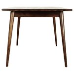 Dark brown mango wood dining table (oscar) 150x90 with blemishes