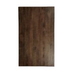 Dark brown mango wood dining table (oscar) 150x90 with blemishes