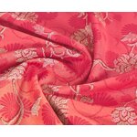 Red patterned satin bedding set 2-piece otello (bassetti) whole