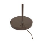 Brown design floor lamp (niels) with beauty flaws