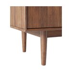 Dark brown mango wood TV stand (paul) 180cm with blemishes.
