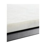 White-black marble coffee table alys 120x75cm with small cosmetic defects