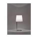 Silver-white table lamp (cade) intact