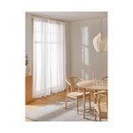 Transparent curtain 2 pcs (ibiza) 135x260 intact