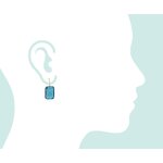 Blue earrings knife (gemshine) intact