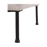 Šviesiai pilka sofa su daiktadėže (cucita) nekomplektuota