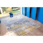 Värikäs designmatto Atlantin raitoja meren kirkas (louis de poortere) 140x200 kokonainen